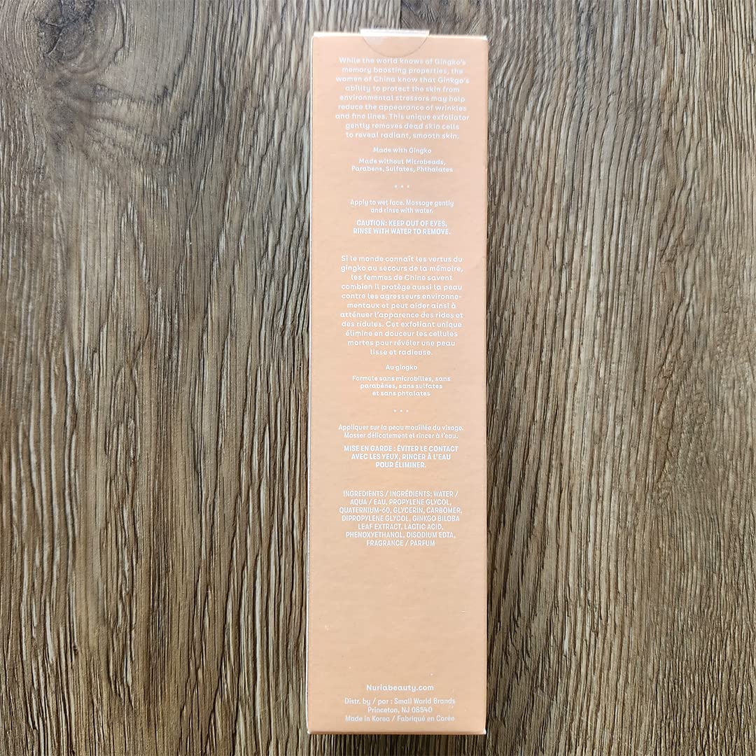 Nuria Defend Exfoliant Visage usage quotidien pour routine soin.