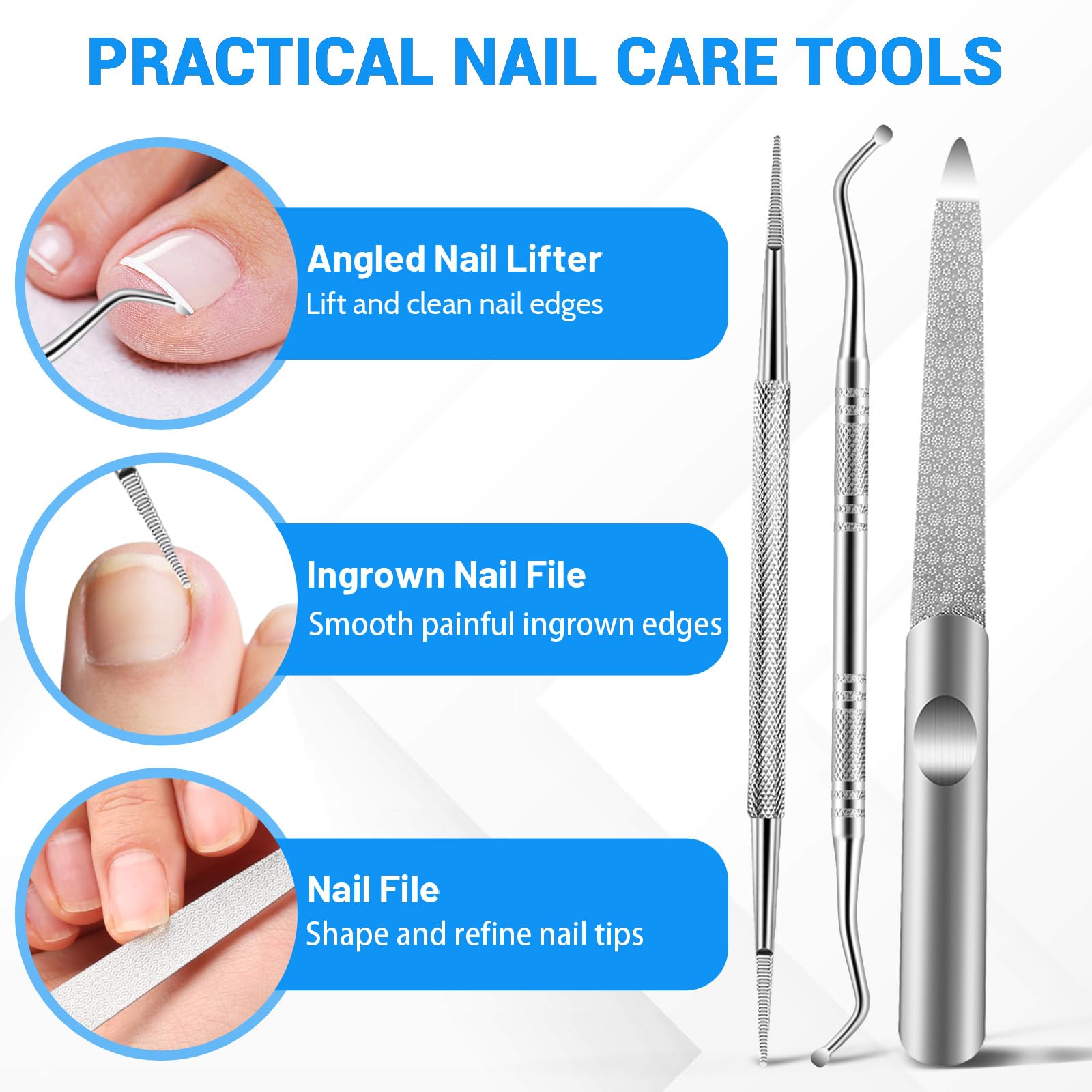 NURIUN kit soins des ongles à domicile pour usage régulier.