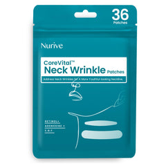 NURIVE Advanced Wrinkle Patches packaging ready for overnight use and discreet wear