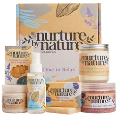 Nurture by Nature Botanicals bombe-de-bain offre détente sensorielle à domicile.