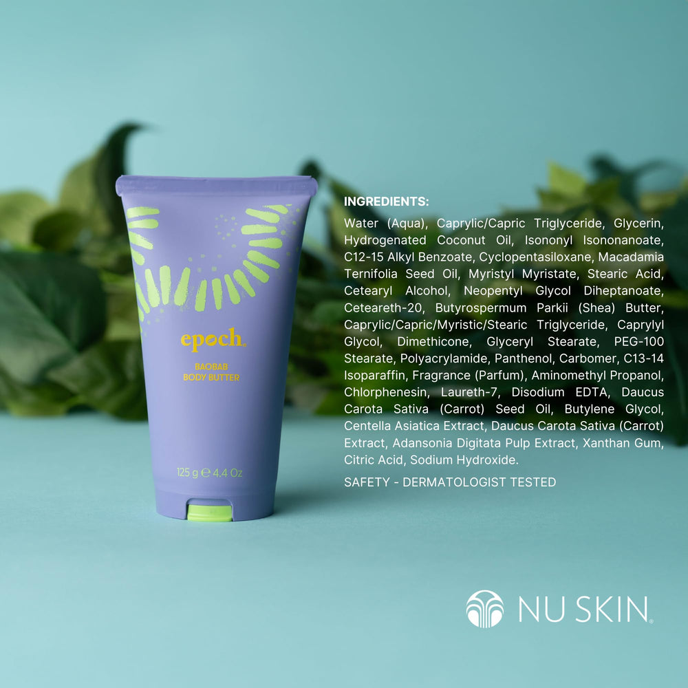 Nu Skin Epoch Baobab Beurre Corps - Texture riche qui nourrit en profondeur