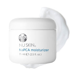 Nu Skin Napca hydratant bouteille – hydratation durable pour peau douce toute la journée.