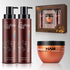 Nuspa Shampoing Argan Marocain, flacon, idéal pour cheveux abîmés et secs.