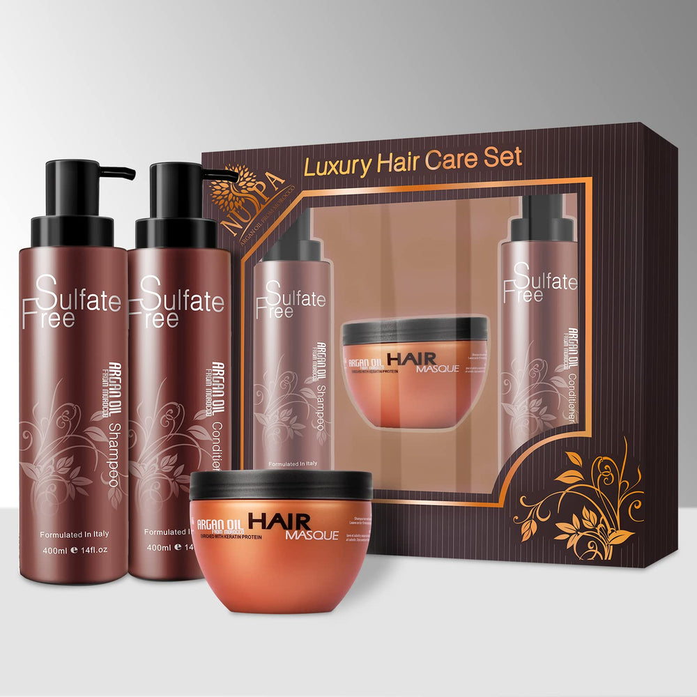 Nuspa Utilisation Quotidienne Argan Marocain, cheveux mieux nourris et faciles à coiffer.