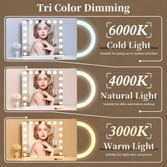 Miroir NUSVAN vanité avec brillance réglable adaptée à chaque maquillage.