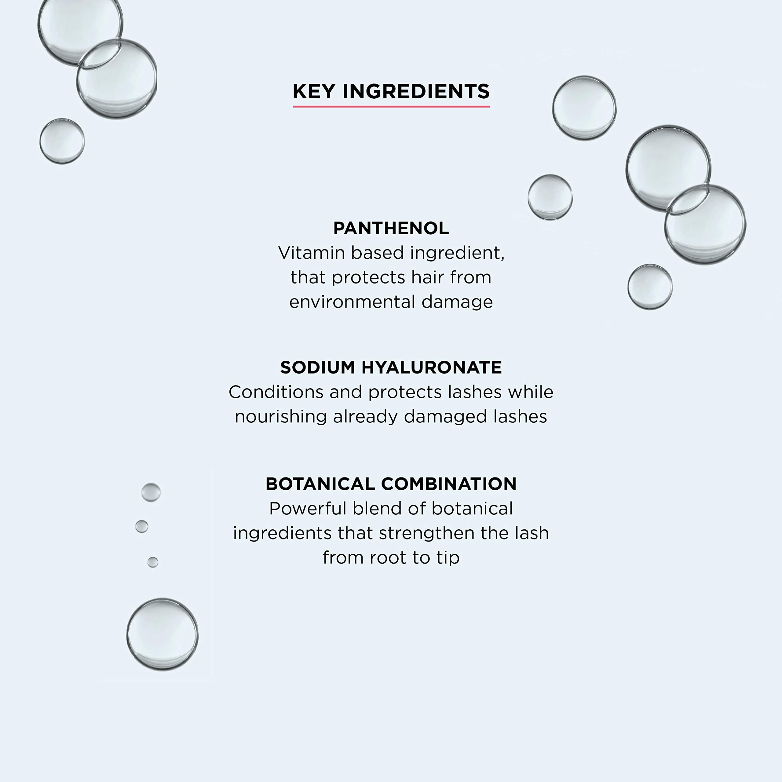 NutraLuxe Améliorateur de Cils – résultats potentiels après 4 semaines d’utilisation régulière.