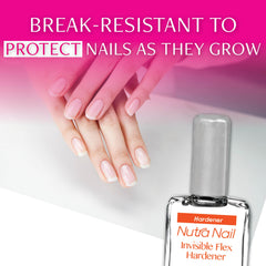 Nutra Nail Invisible Flex Hardener : vernis clair offrant protection durable