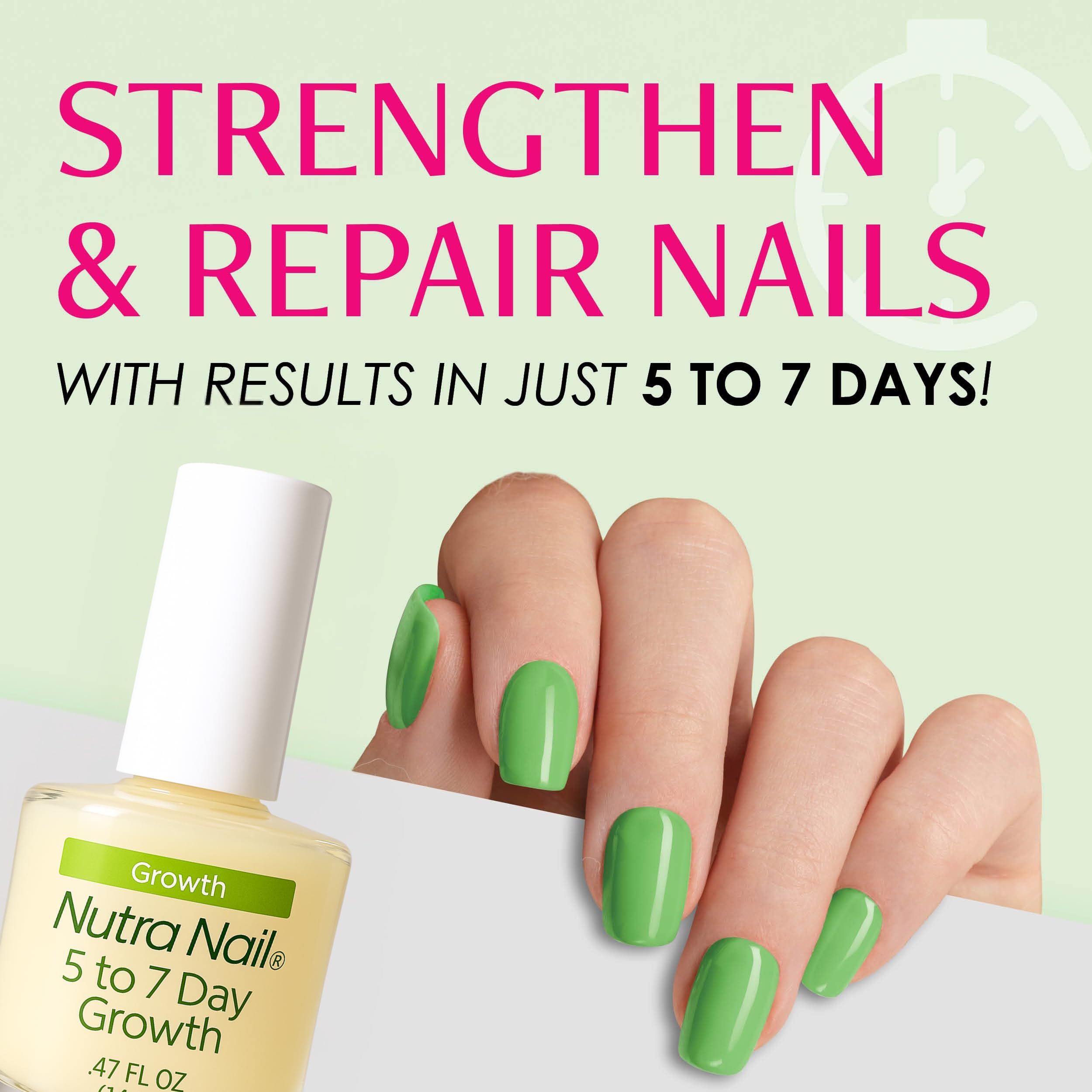 Nutra Nail ongles plus forts en 5 à 7 jours