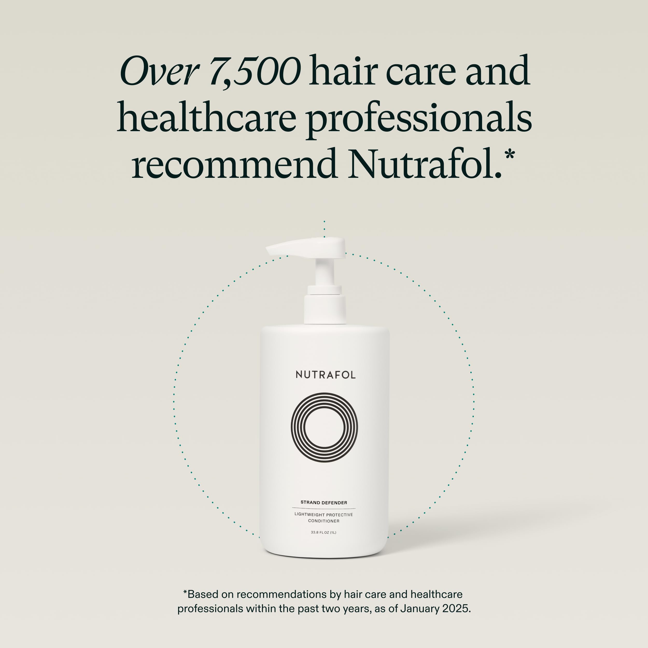 Nutrafol Conditionneur prêt pour après shampooing, application facile et rapide.