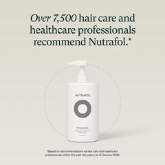 Nutrafol Conditionneur prêt pour après shampooing, application facile et rapide.