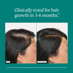 Nutrafol femmes - cheveux plus volumineux: image d'une chevelure dense