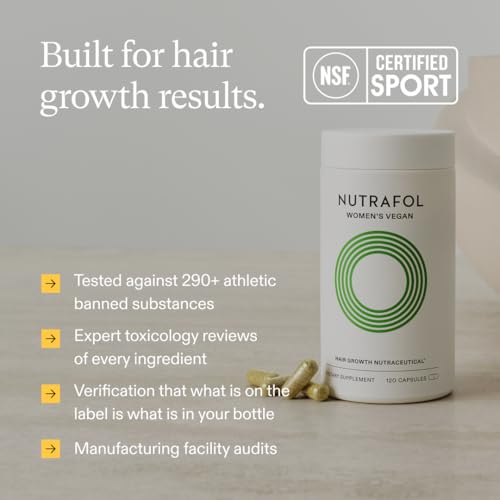 Nutrafol femmes - routine quotidienne: prise de capsules pour cheveux