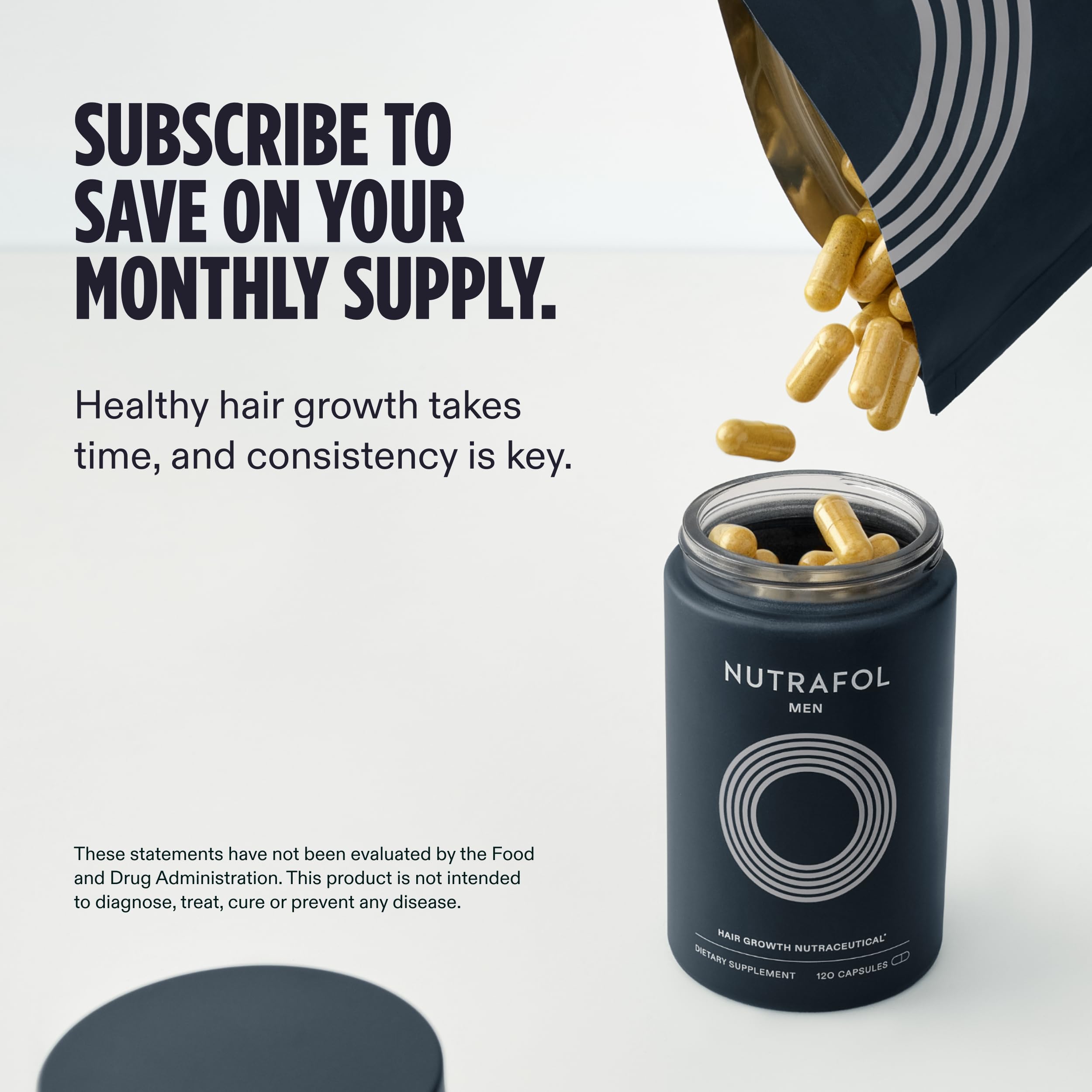 Nutrafol Men: Emballage-durable-plastique, démarche éco-responsable