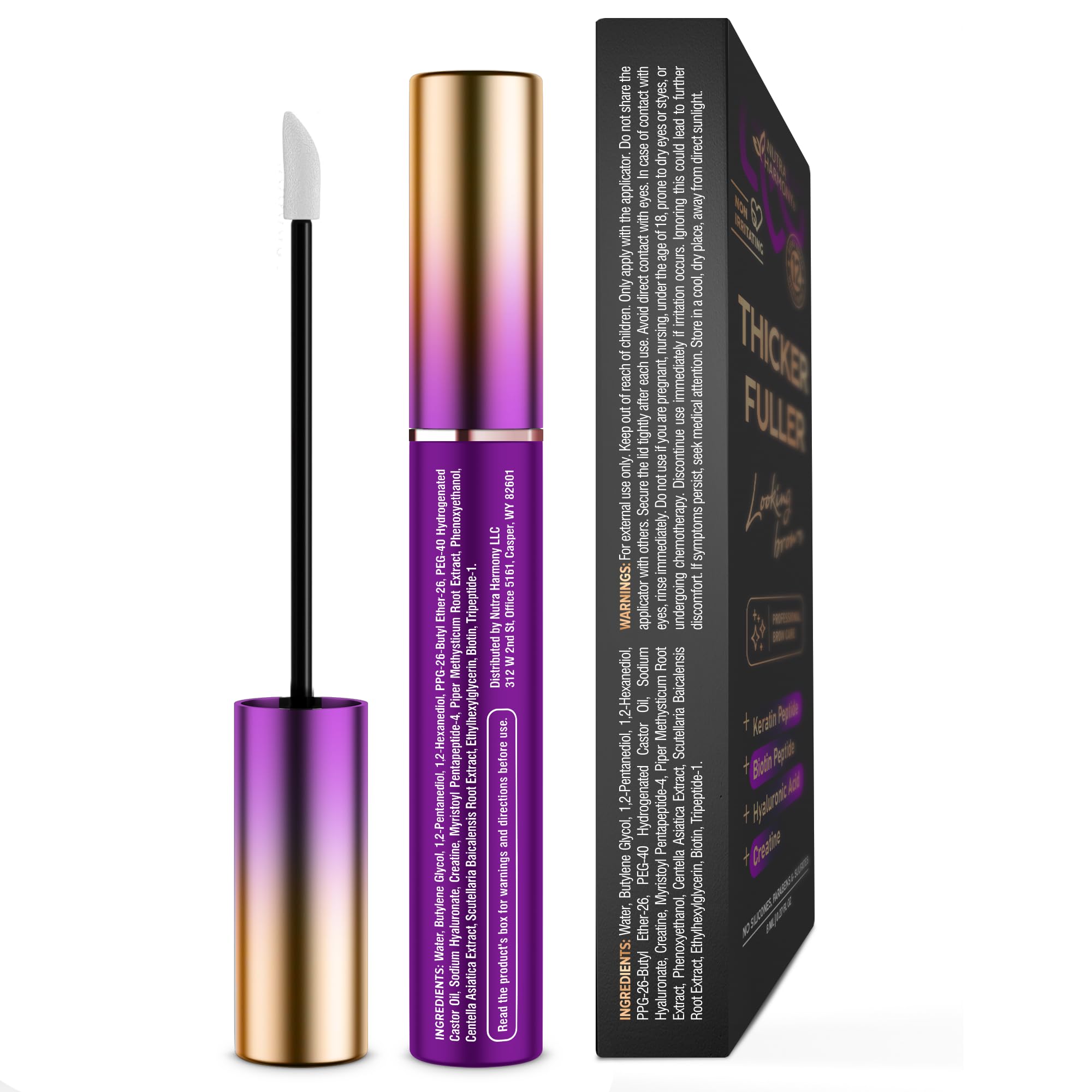 Nutraharmony texture onctueuse nourrissante pour poils des sourcils
