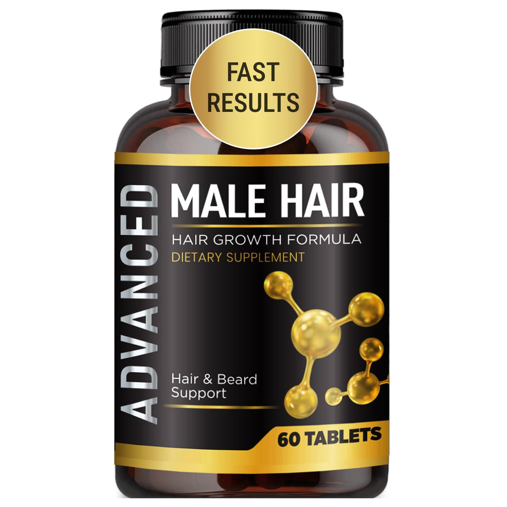 NutraPro Bouteille de gélules, soutien potentiel à la croissance capillaire masculine.