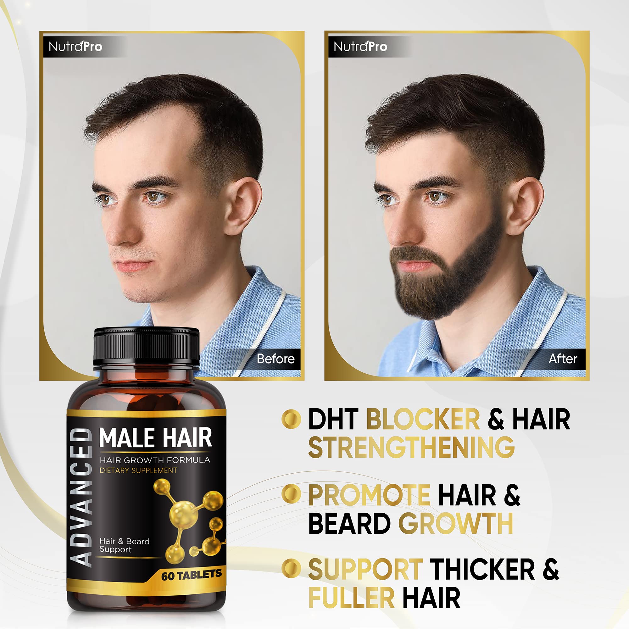 NutraPro Complexe 28 herbes et vitamines pour nourrir les cheveux.