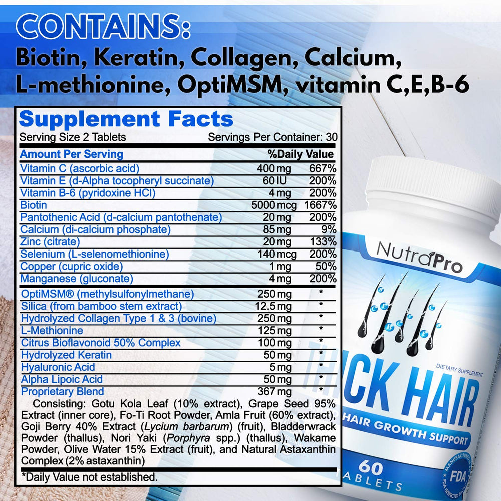 NutraPro-flacon-prise-quotidienne: routine capillaire pratique au quotidien.