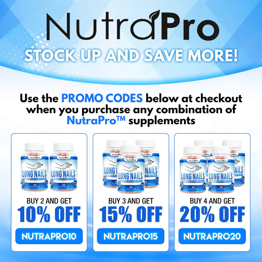 NutraPro usage quotidien gummies, routine simple pour ongles plus forts.