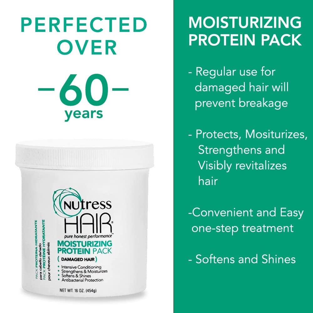 Nutress Soin protéine et hydratation - revitalise les longueurs cassantes.