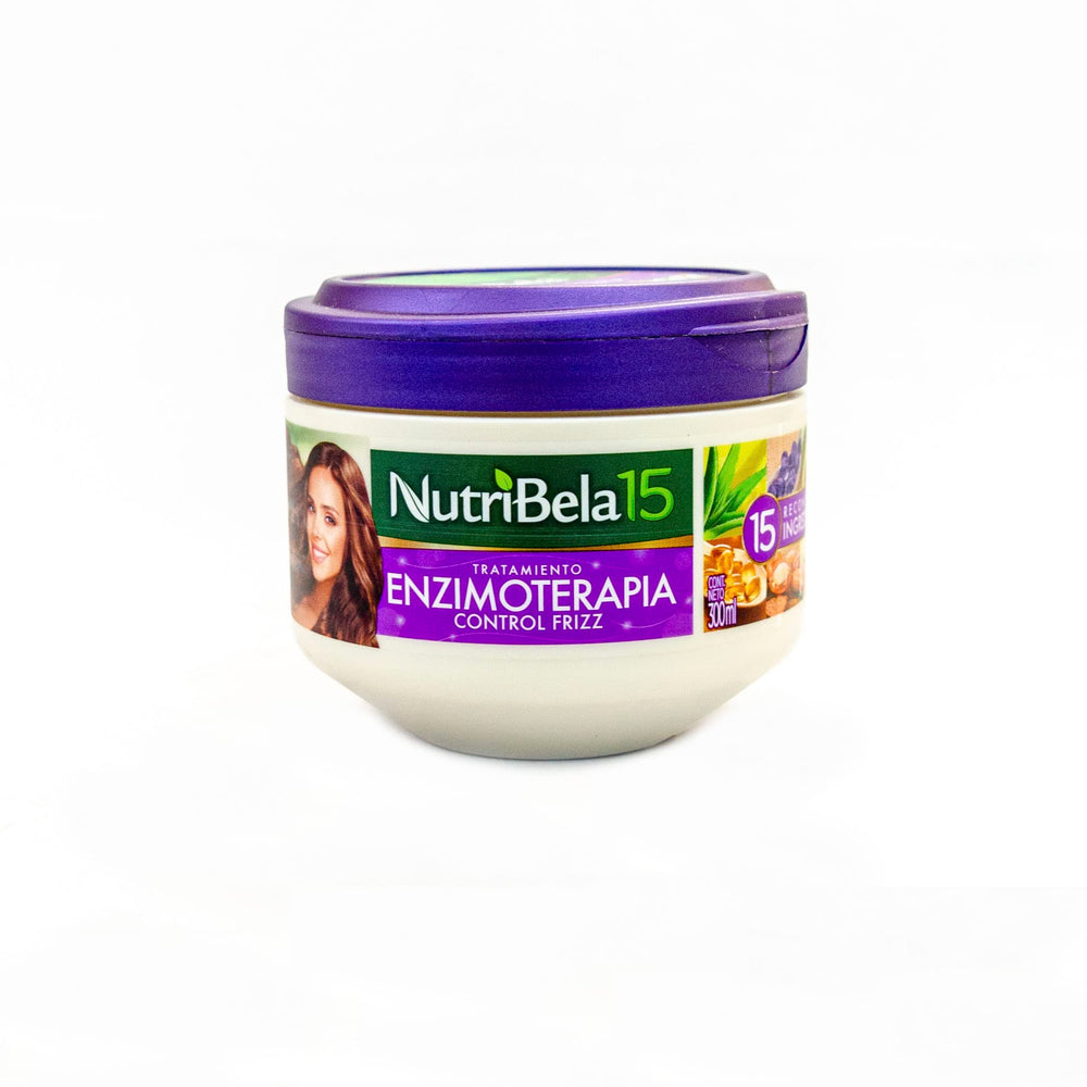 Nutribela15 bouteille du traitement enzymothérapie pour le contrôle des frisottis.