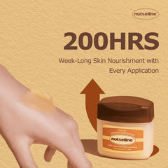 Nutseline Super Nut Balm packaging close-up highlighting eco-friendly jar design.
