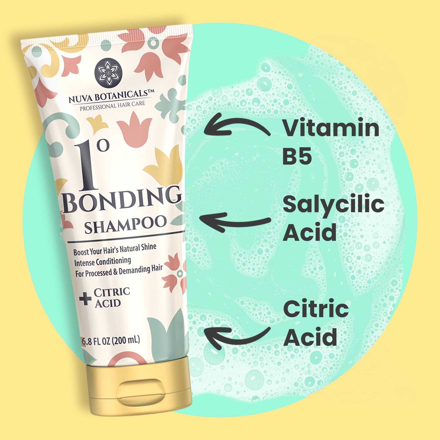 Nuva Botanicals Bond Repair Conditioner bouteille – hydratation et démêlage optimisés.