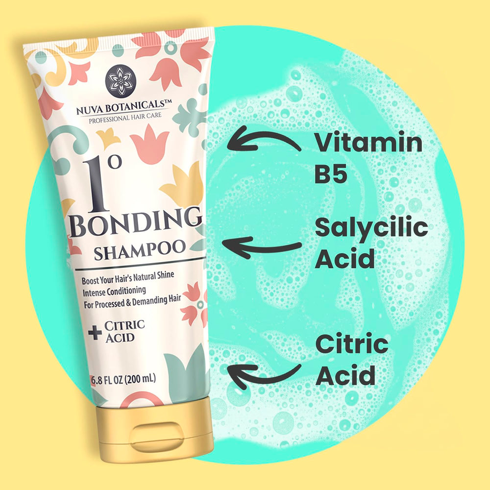 Nuva Botanicals Bond Repair Conditioner bouteille – hydratation et démêlage optimisés.