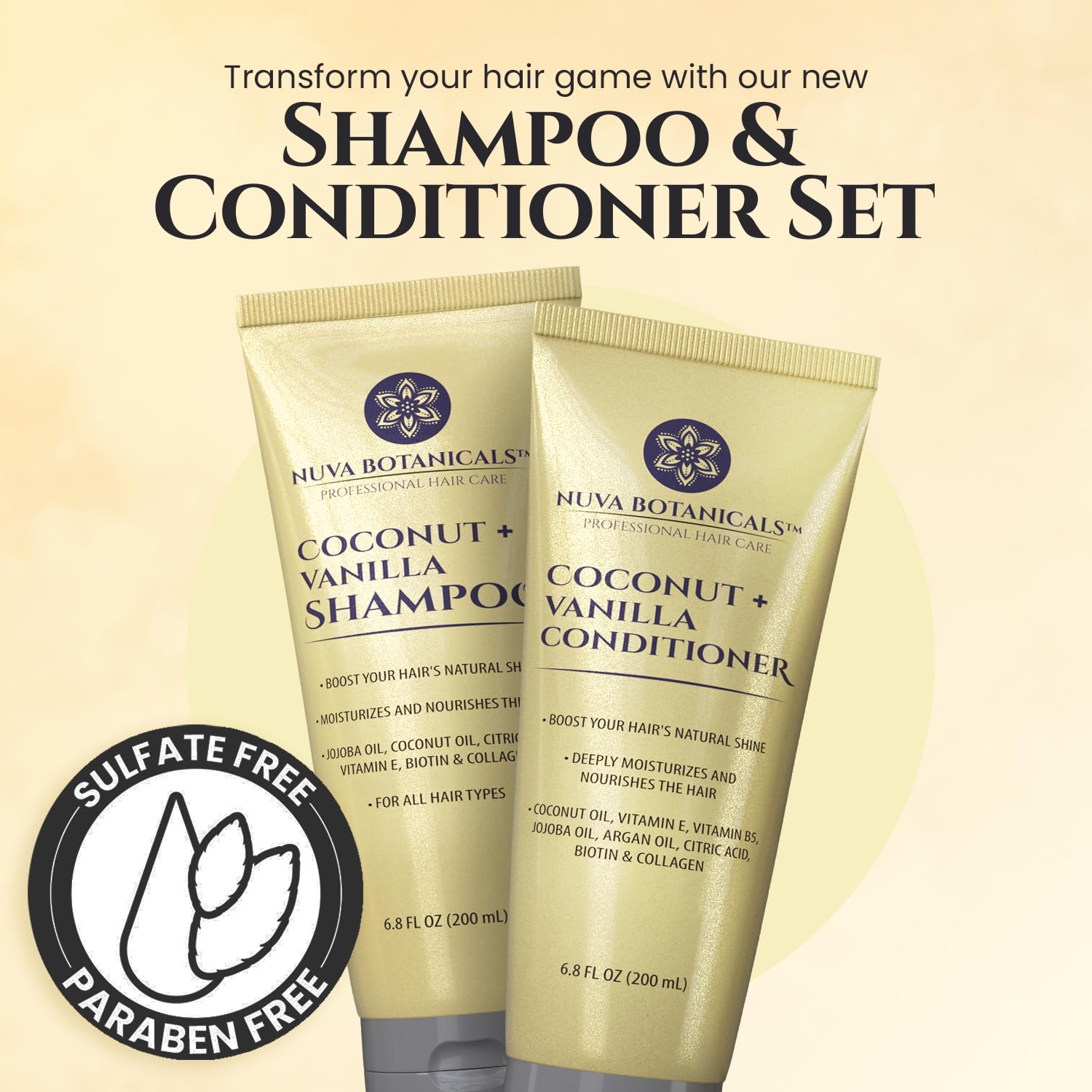 Texture hydratante qui laisse les cheveux soyeux après lavage.