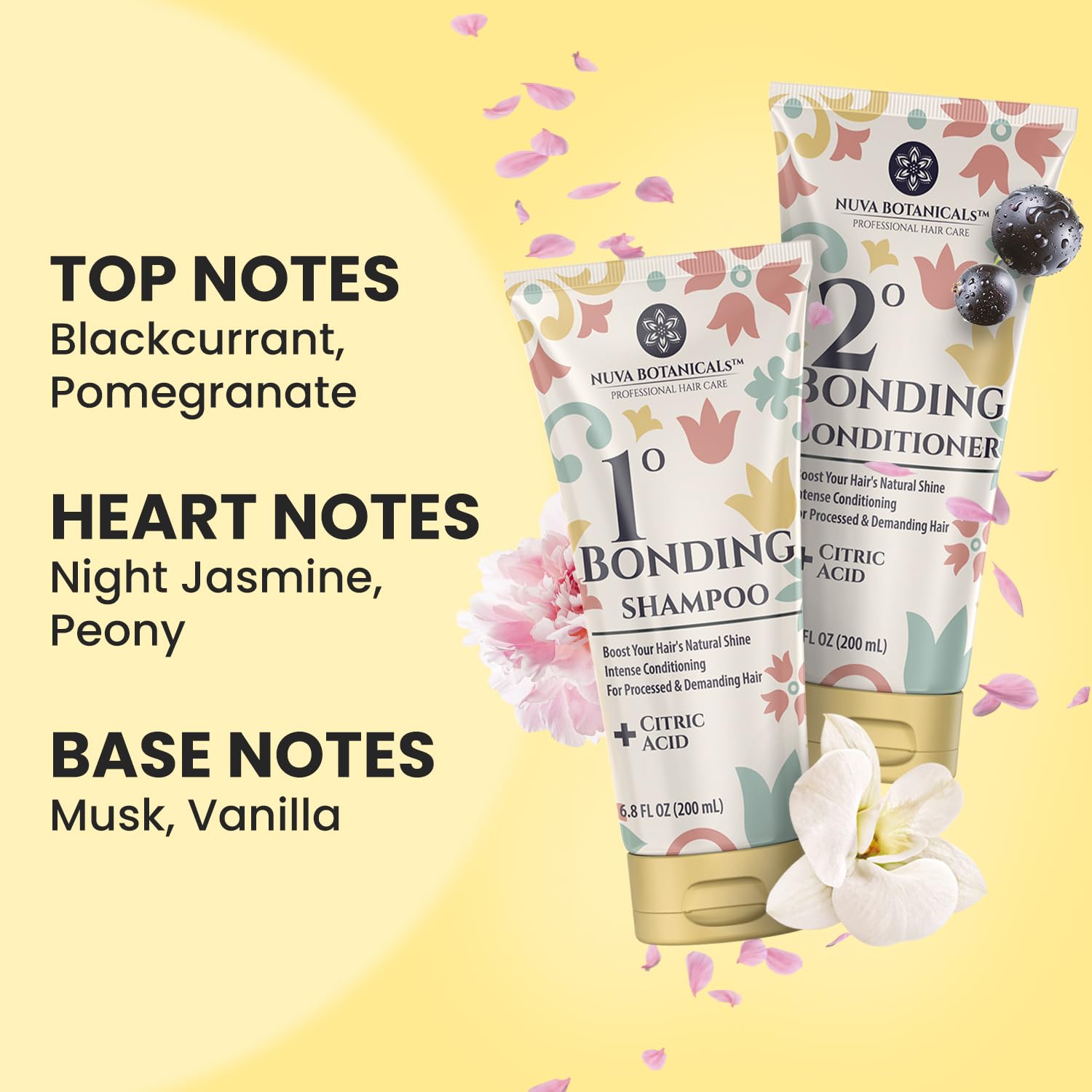 Nuva Botanicals Emballage – boîte claire et pratique pour votre routine capillaire.