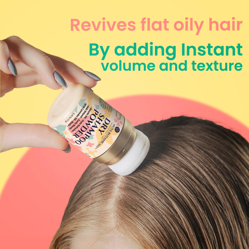 Produit Nuva Botanicals adapté à tous types de cheveux.