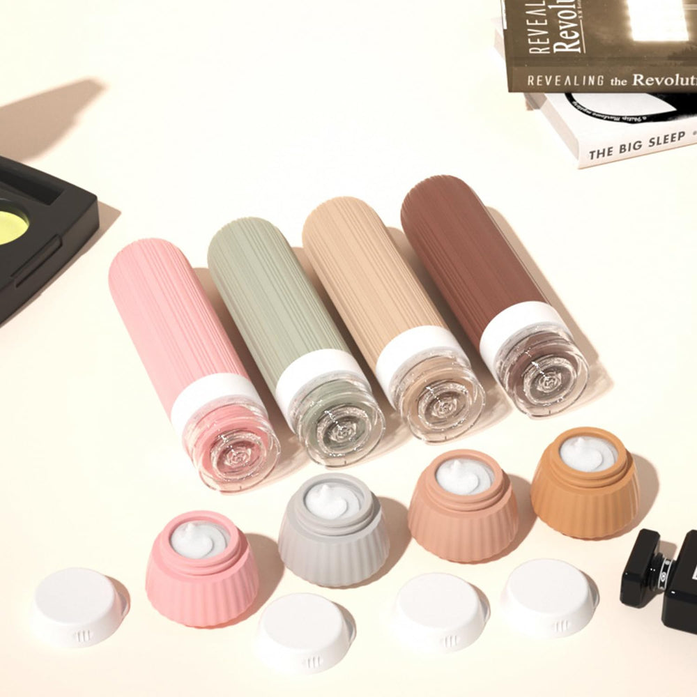 NuvaConx creme-pots-2pcs: pots crème sécurisés pour cosmétiques