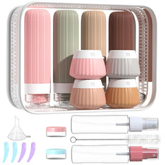 NuvaConx ensemble-bouteilles-voyage: kit complet pour voyager léger et organisé