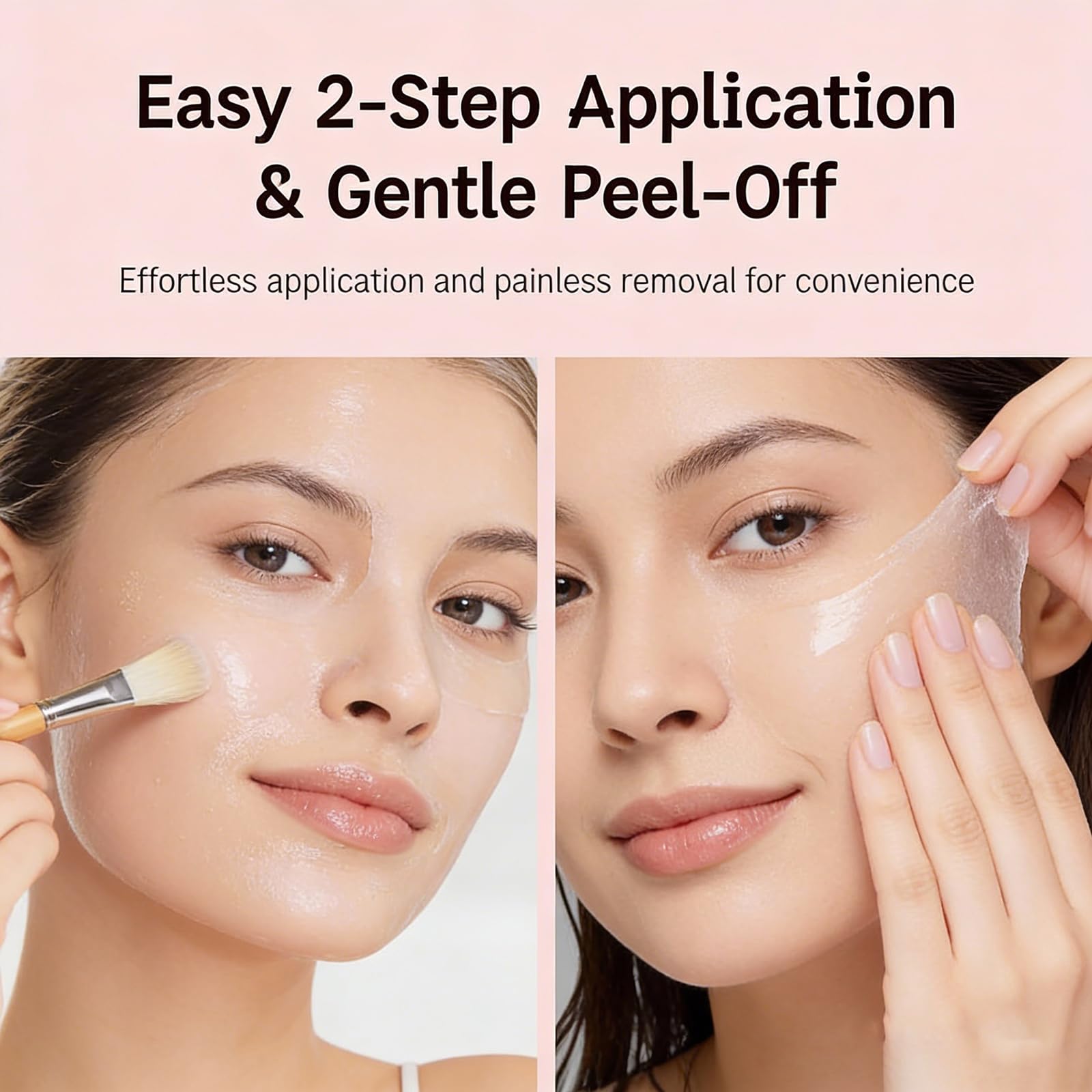 Texture douce Nuvie Collagen: soin nocturne léger sur la peau.