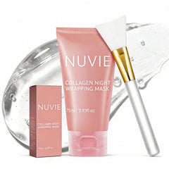 Masque Nuit Peel Nuvie Collagen: peau plus lisse au réveil.