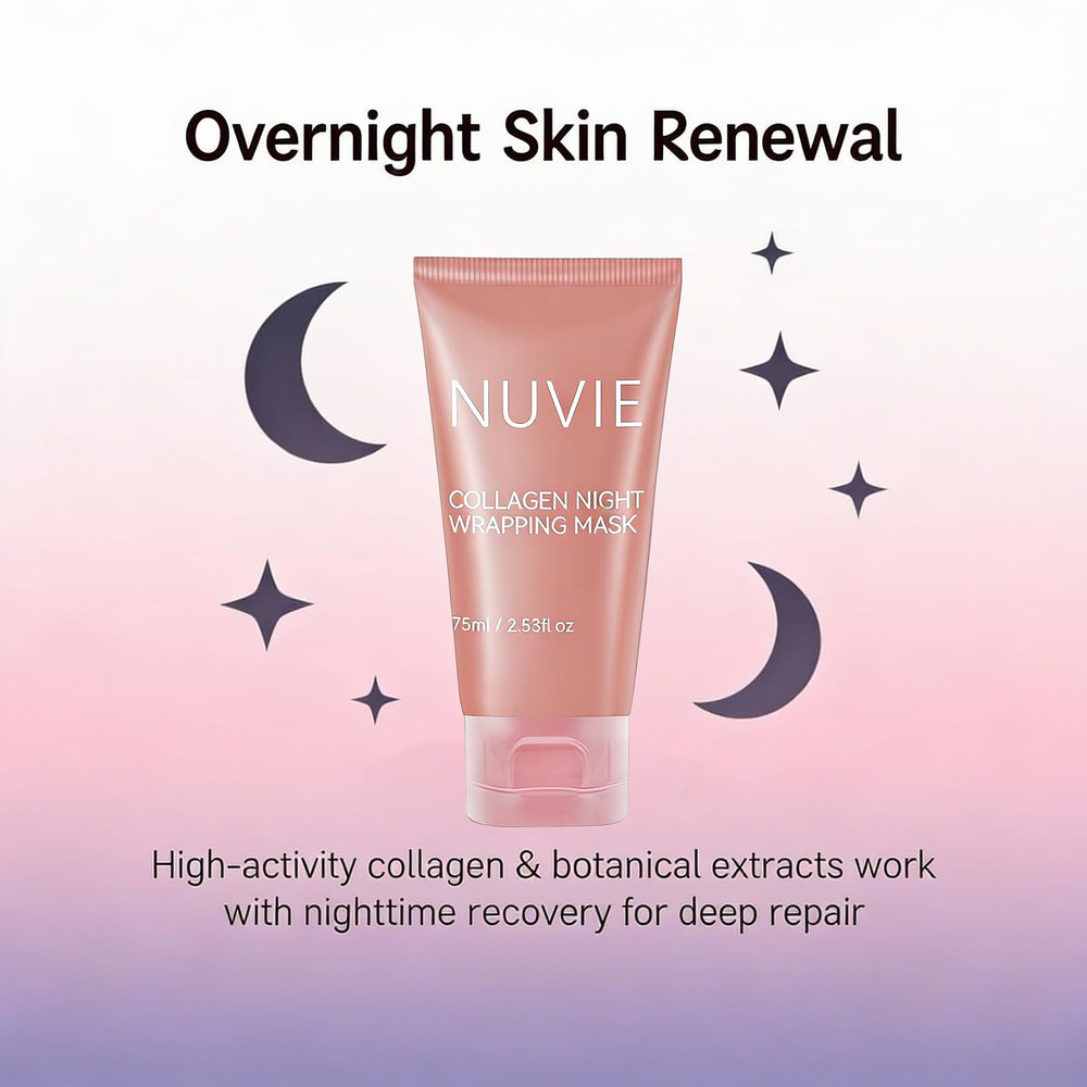Pinceau inclus Nuvie Collagen: application douce et uniforme.