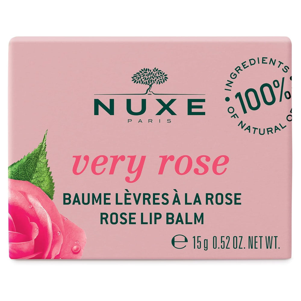 Masque nocturne Baume Lèvres NUXE Rose pour réveil doux.
