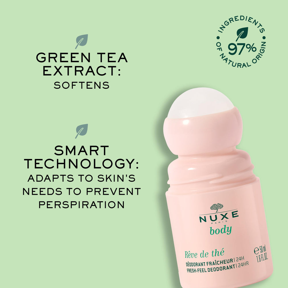 Parfum vert frais de Reve de Thé, impression légère et propre.