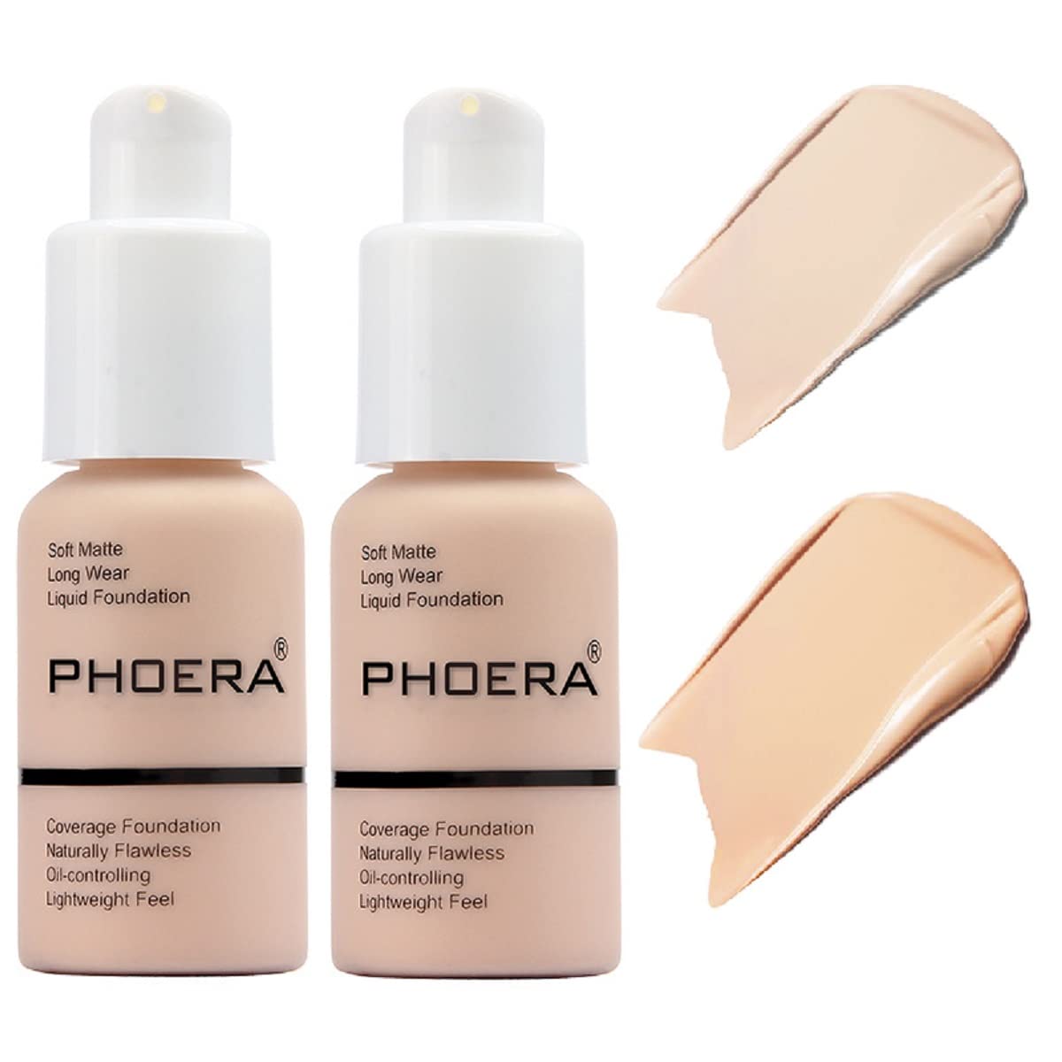 PHOERA Foundation Porcelaine: couverture homogène et longue tenue.