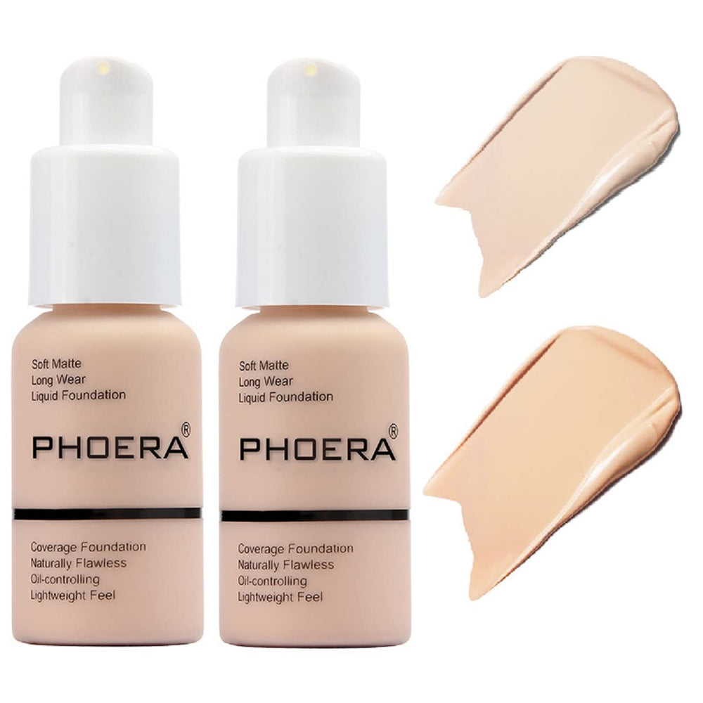 PHOERA Foundation Porcelaine: couverture homogène et longue tenue.