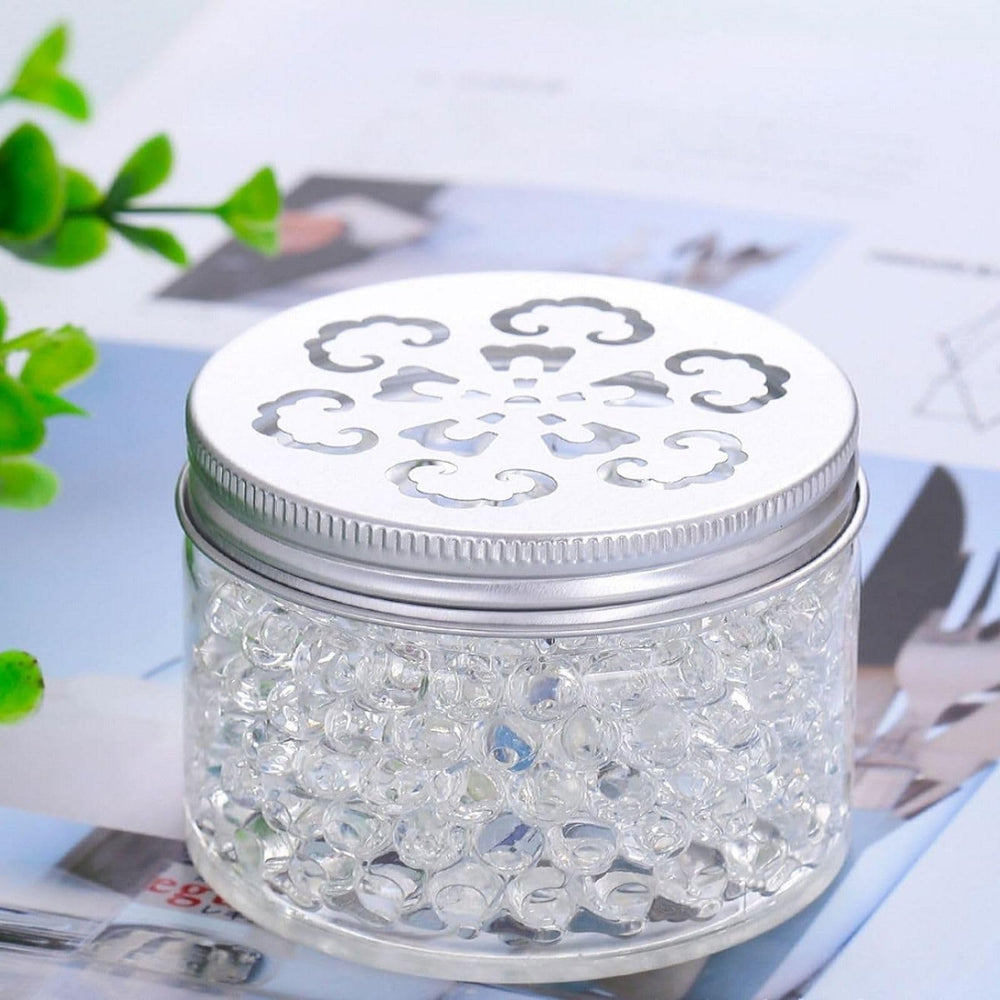 Nwsrayu pots 80ml transparents avec couvercle-creux, identification facile du contenu.