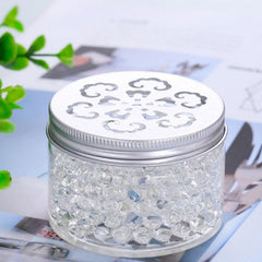 Nwsrayu pots 80ml transparents avec couvercle-creux, identification facile du contenu.