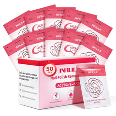 Tampon démaquillant NXJ INFILILA grand format pour déloger rapidement le vernis