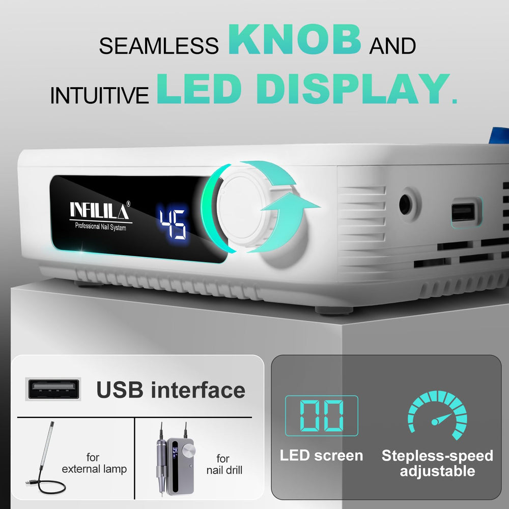 NXJ INFILILA port USB intégré, alimente lampe et outils, bureau plus polyvalent.