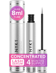 NYK1 LashForce, bouteille de 8 ml, sérum pour des cils plus fournis naturellement.
