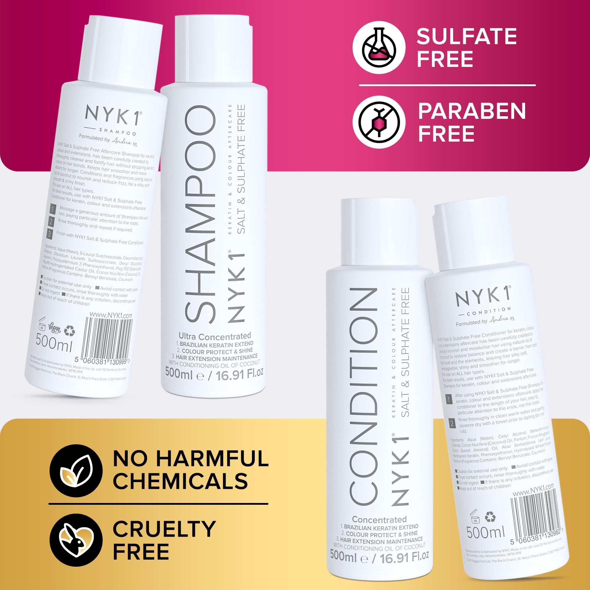 Routine quotidienne nyk1 pour cheveux en bonne santé