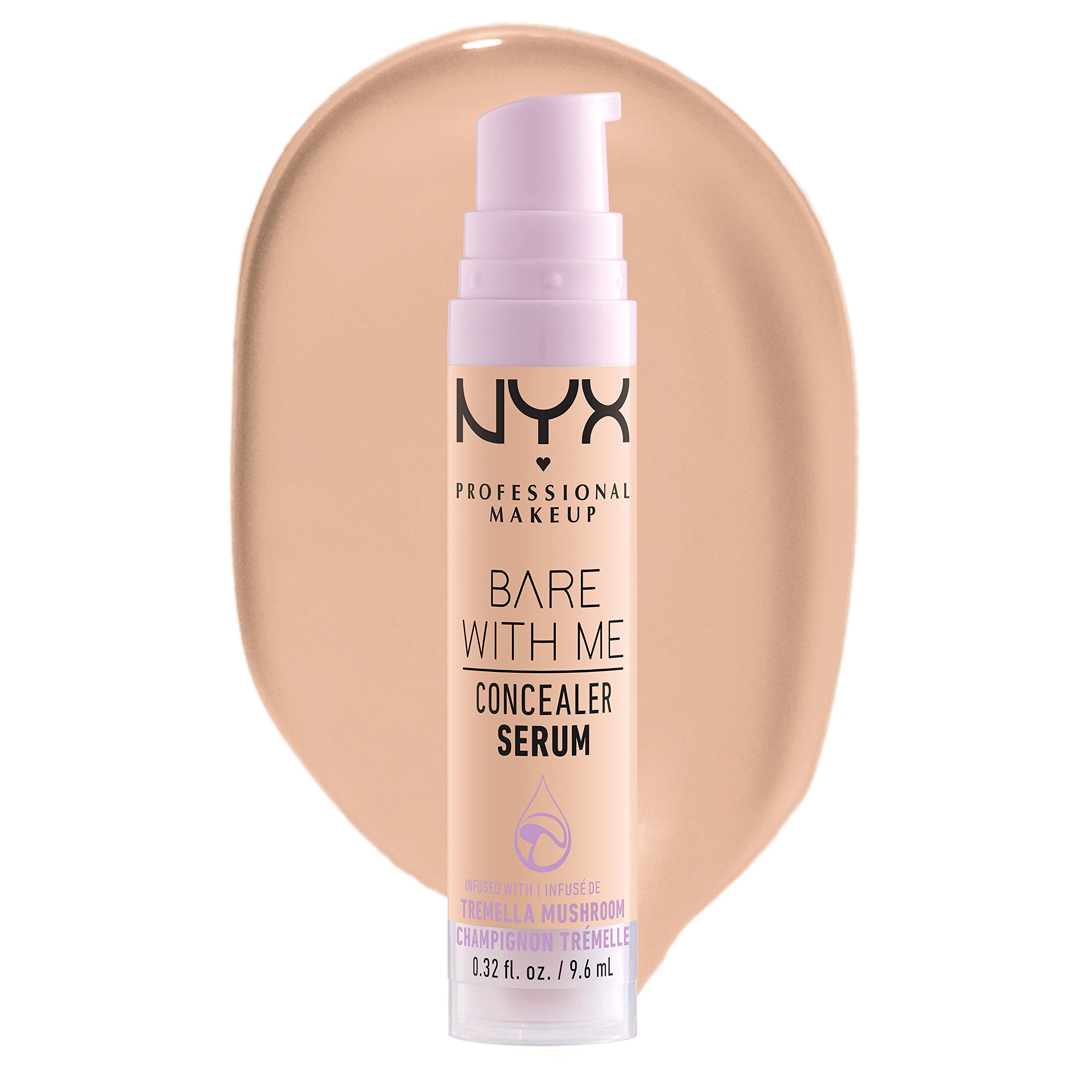 NYX Bare With Me Concealer Serum — Flacon élégant pour une hydratation durable.