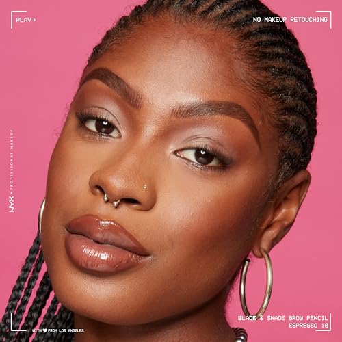 NYX Blade & Shade Sourcils : packaging compact et pratique.