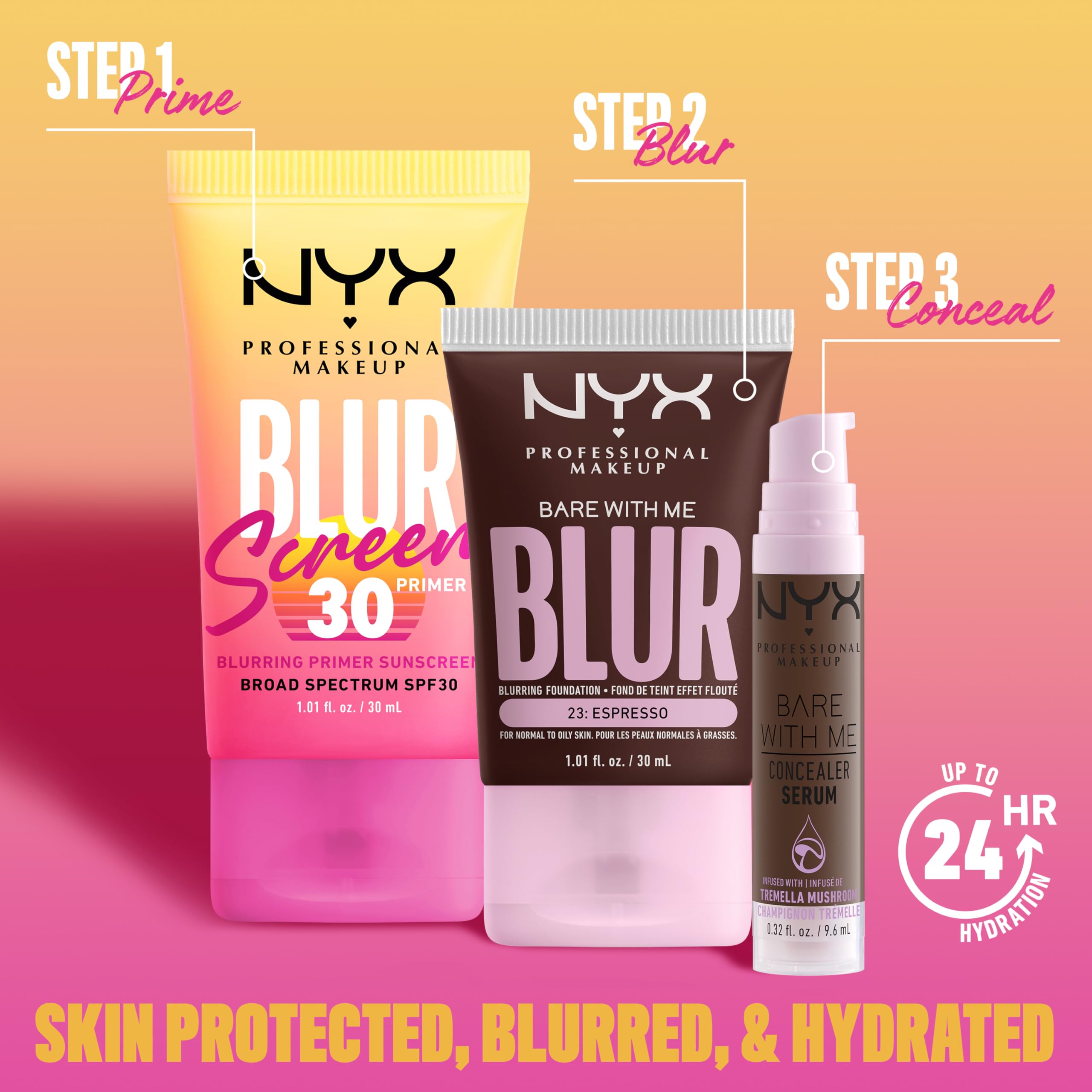 Formule végane et sans cruauté animale du NYX Blurscreen Primer.