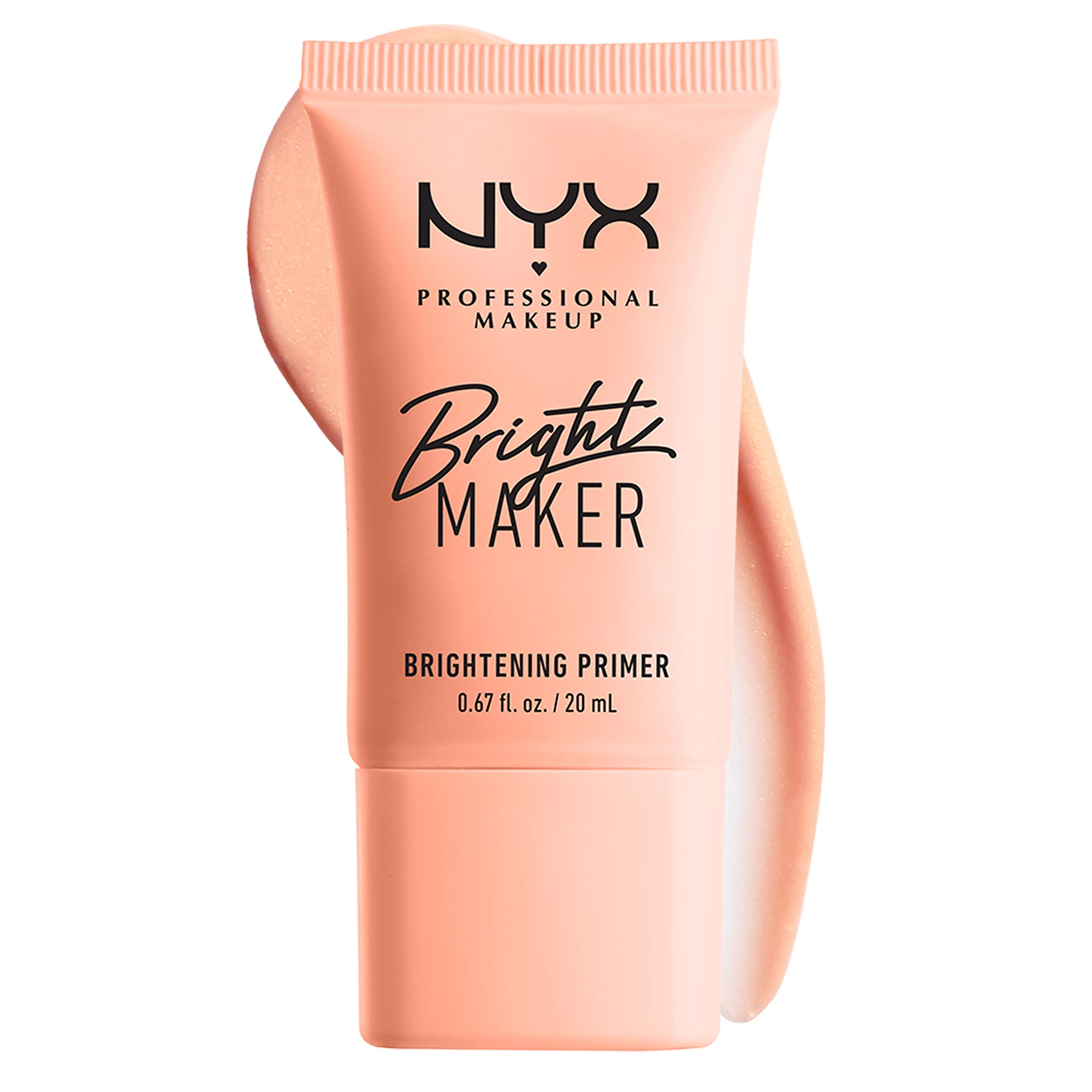 NYX Bright Maker Primer – flacon, préparation lumineuse et hydratante pour le teint.