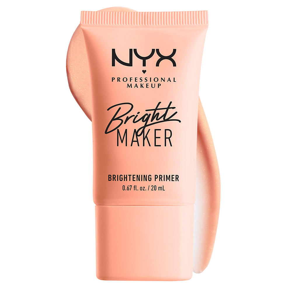 NYX Bright Maker Primer – flacon, préparation lumineuse et hydratante pour le teint.